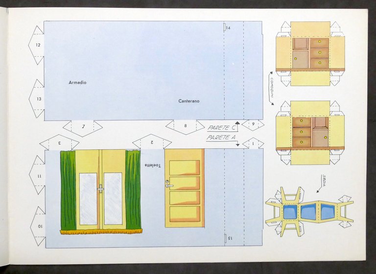 Costruzioni carta da ritagliare Albo N. 24 - La Camera …