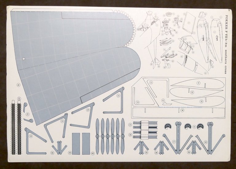 Costruzioni carta da ritagliare Modellismo Aereo Fokker F VII b …