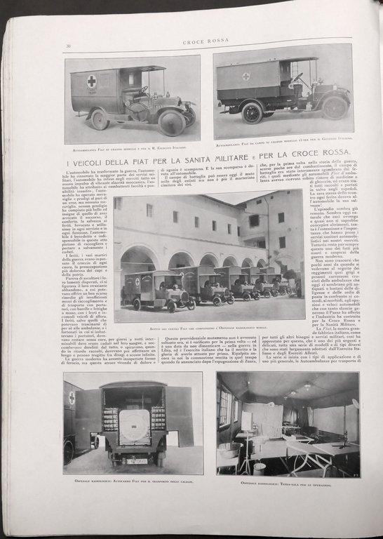 Croce Rossa - Supplemento all'Illustrazione Italiana - Numero Unico Aprile …