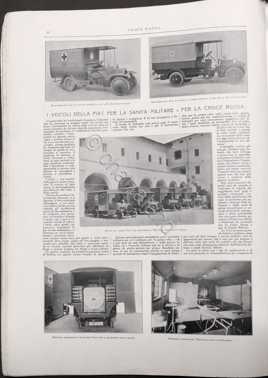 Croce Rossa - Supplemento all'Illustrazione Italiana - Numero Unico Aprile …