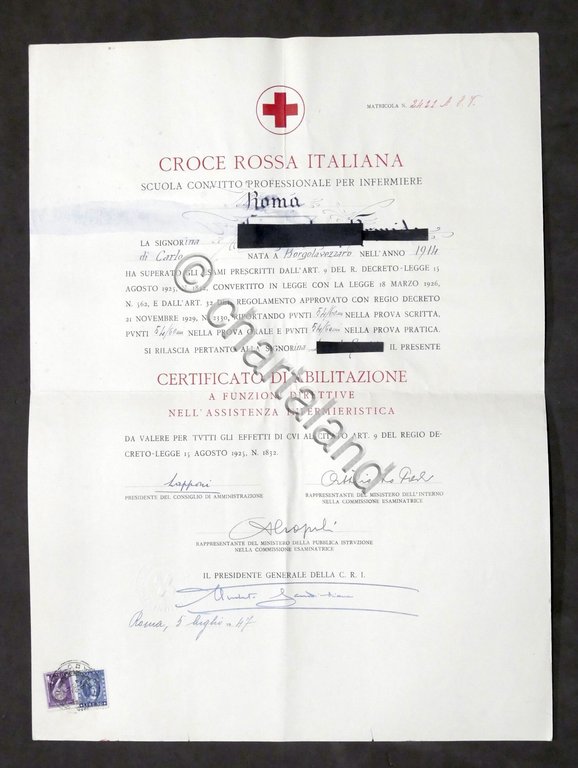 Croce Rossa Italiana - Diploma di Abilitazione Assistenza Infermieristica - …