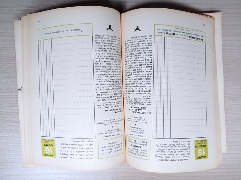 Cucina Ricettario - Libro di Casa - 1957