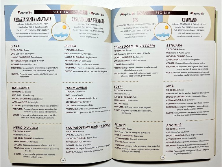 Cucina Ricettario - M. Coronini - I Magnifici Vini - …