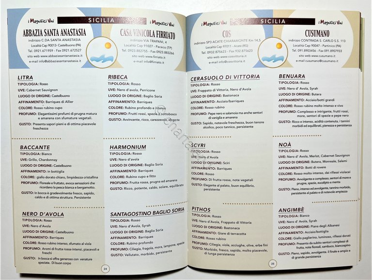 Cucina Ricettario - M. Coronini - I Magnifici Vini - …