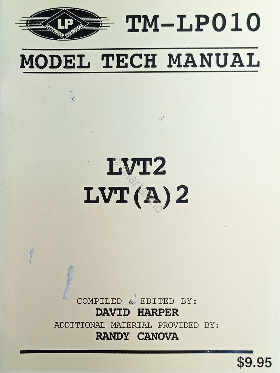 D. Harper - TM-LP010 Model Tech Manual - LVT2, LVT …