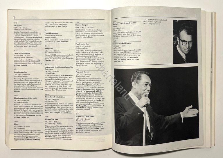 D. Meeker - Jazz in the movies - ed. 1981