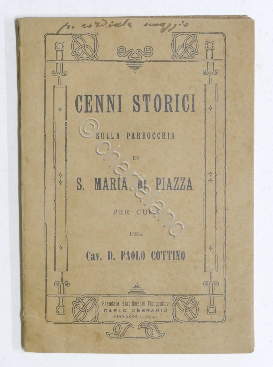 D. P. Cottino - Cenni Storici Parrocchia S. Maria di …