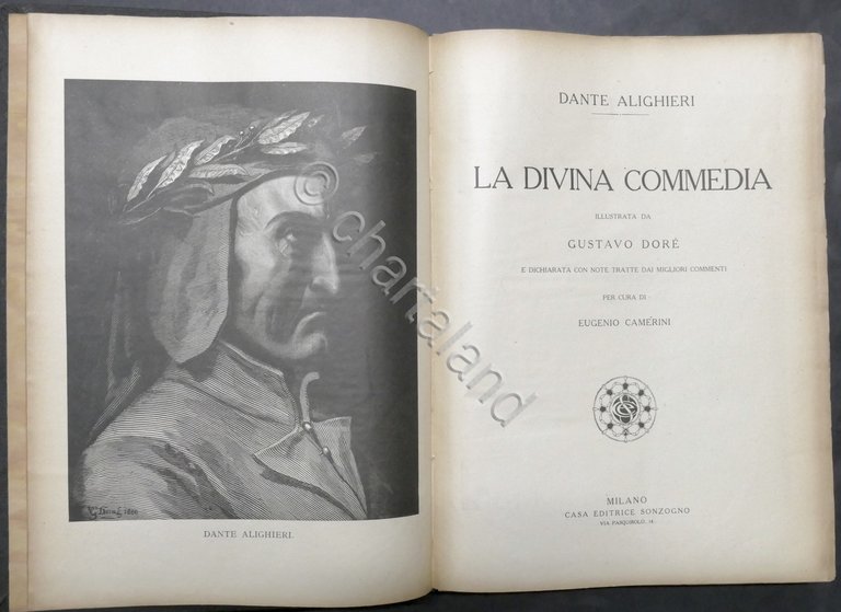 Dante Alighieri - La Divina Commedia illustrata da Gustavo Dorè - 1890 ca.