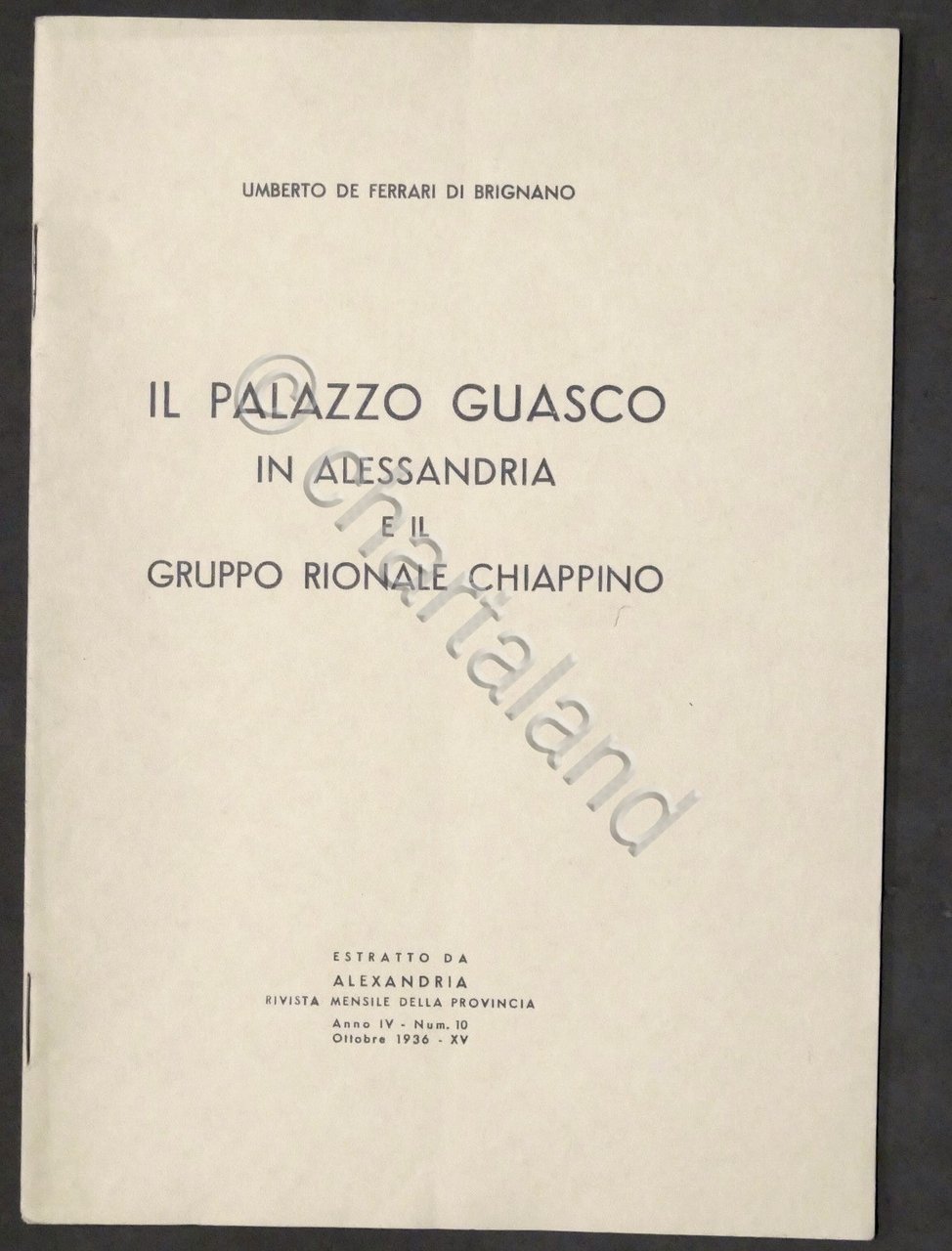 De Ferrari - Il Palazzo Guasco in Alessandria e il …