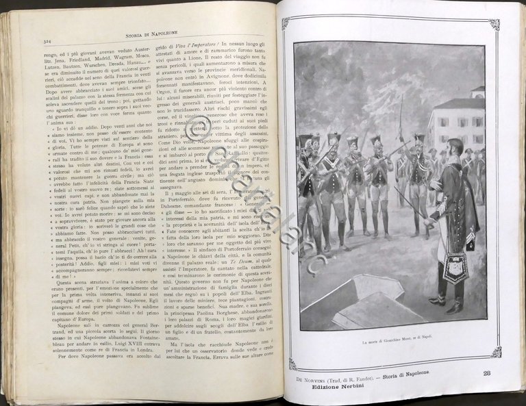 De Norvins - Storia di Napoleone - ed. 1913 Nerbini …