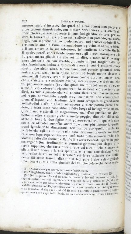 Decameron di messer Giovanni Boccaccio - Opera completa - 1851