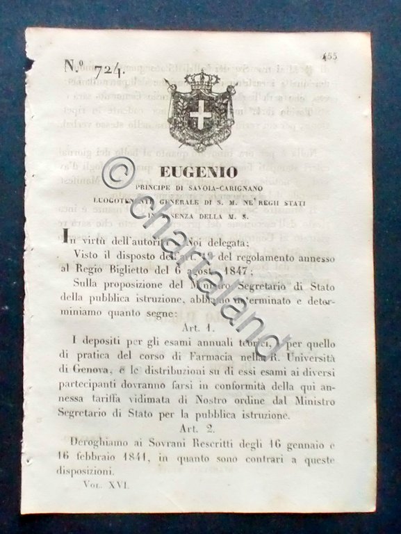Decreto Eugenio - I depositi per gli esami annuali teorici …