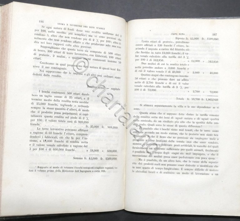 Della stima e della divisione dei beni stabili - Trattato …