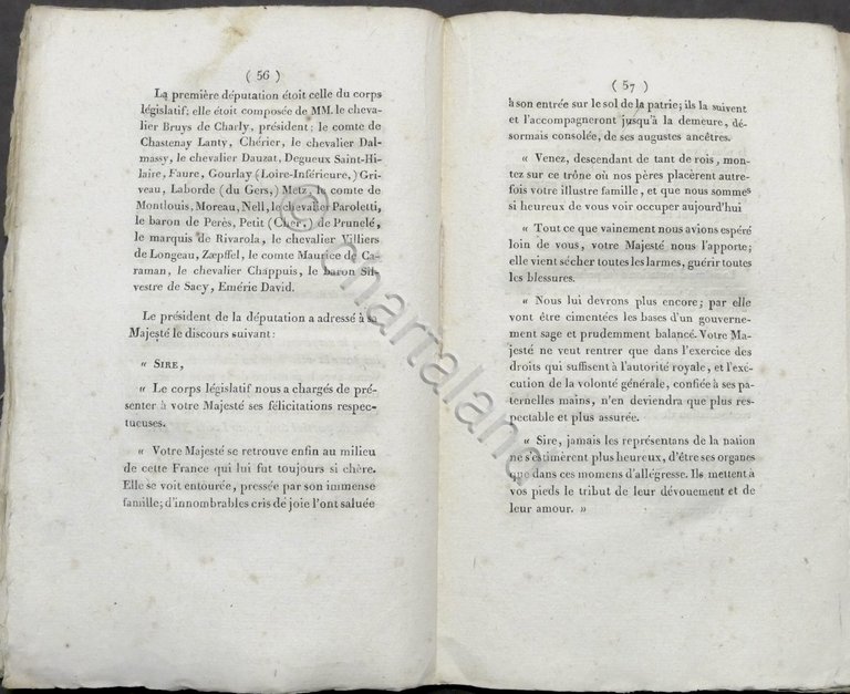 Description des ceremonies, fetes rendus a Louis XVIII - ed. …