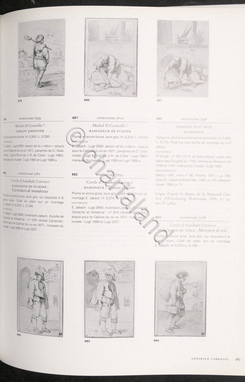 Dessins italiens du Musèe du Luvre: Ludovico, Agostino, Annibale Carracci …
