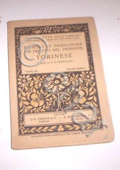 Dialetto - Terracini - Esercizi traduzione dialetti Piemonte Torino 1^ …
