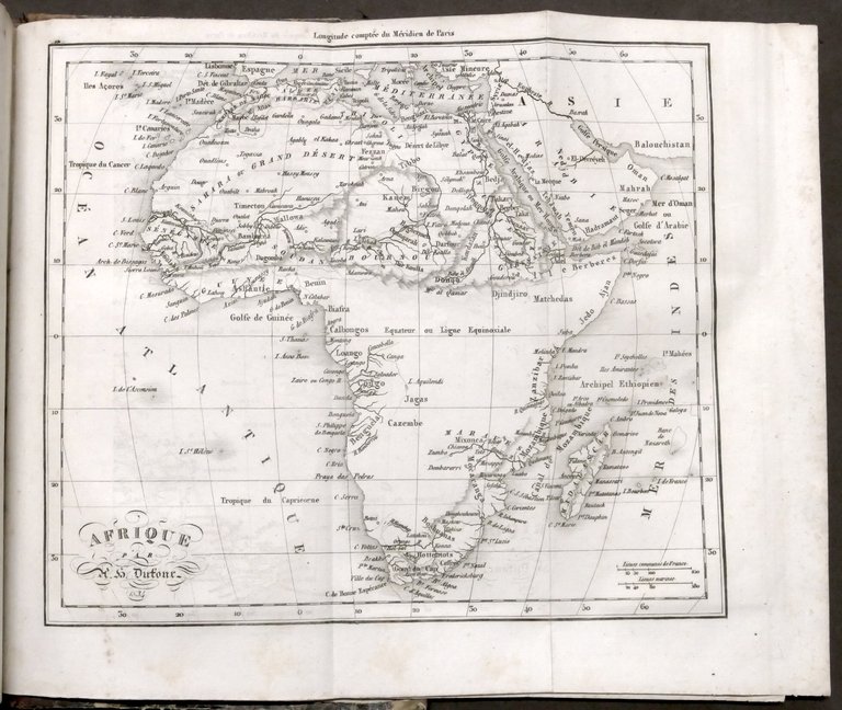 Dictionnaire géographique universel de Vosgien - ed. 1834