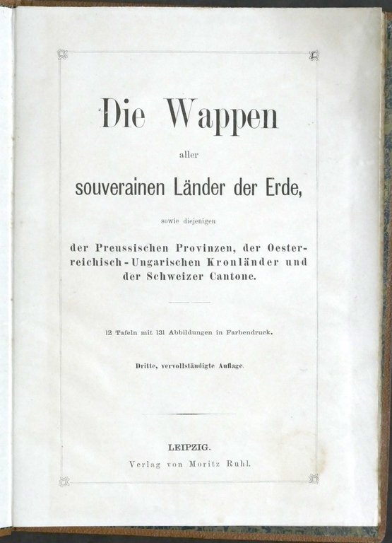 Die Wappen aller souveränen Länder der Erde - Primo Novecento