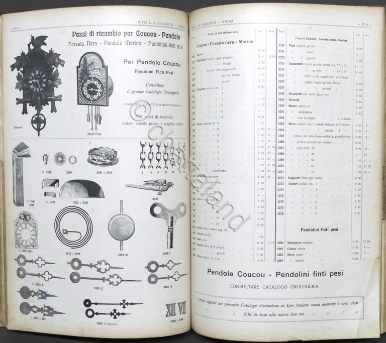 Ditta Giglietti - Catalogo N. 22 - Fornitura e Utensileria …