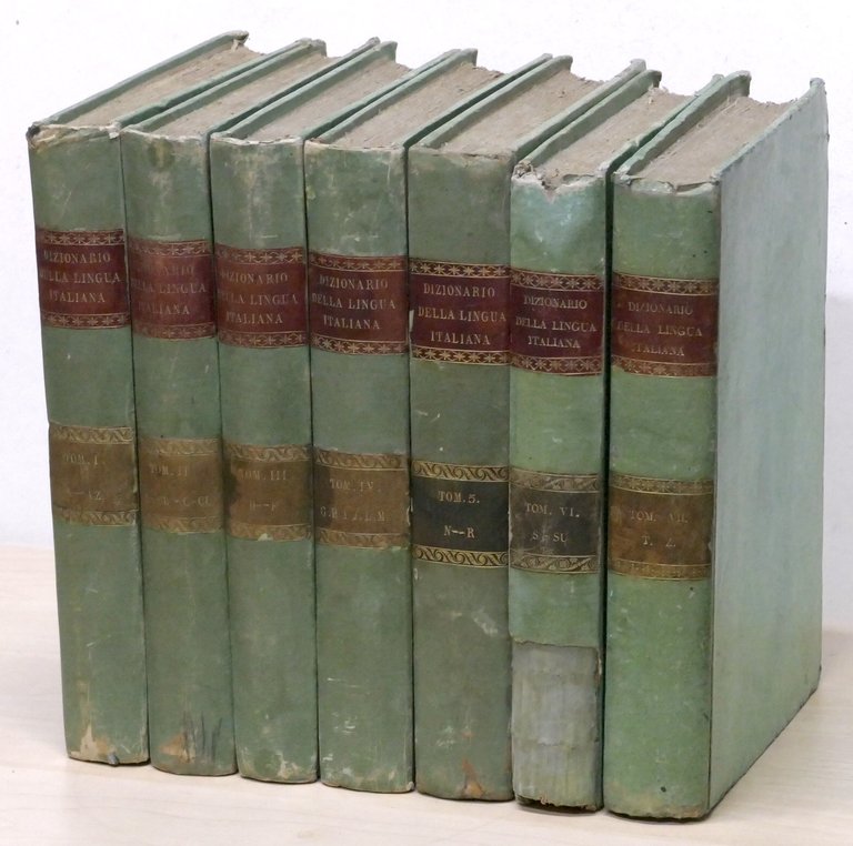 Dizionario della lingua italiana - ed. 1819 / 1826 Fratelli Masi