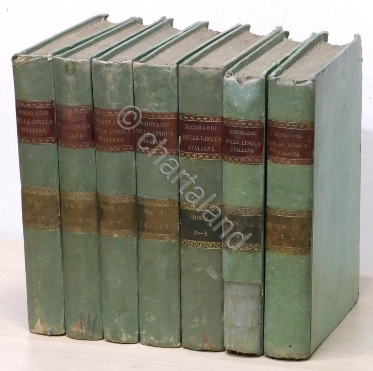 Dizionario della lingua italiana - ed. 1819 / 1826 Fratelli …