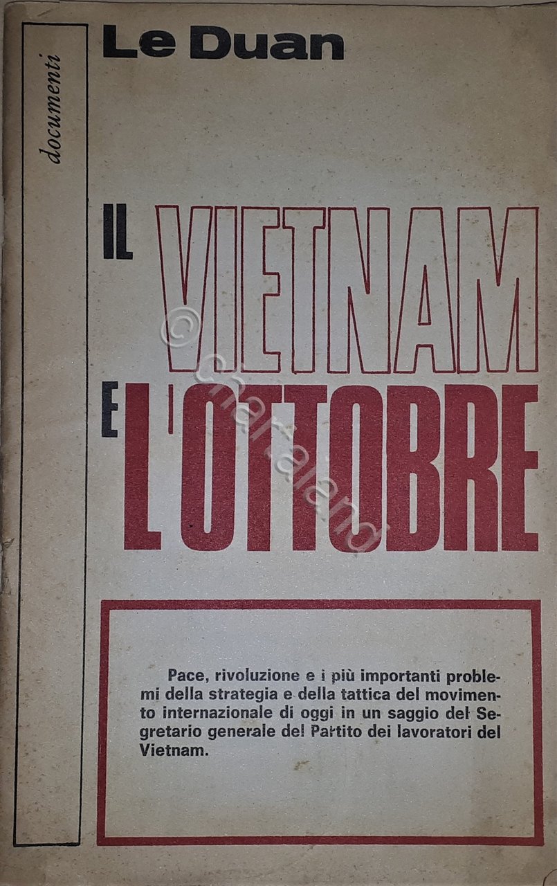 Documenti - Le Duan - Il Vietnam e l'ottobre - …