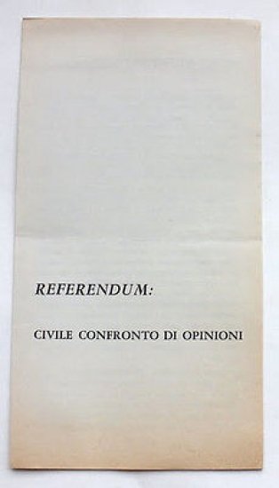 Documenti - Referendum sul divorzio - Istruzioni Raccolta Firme - …