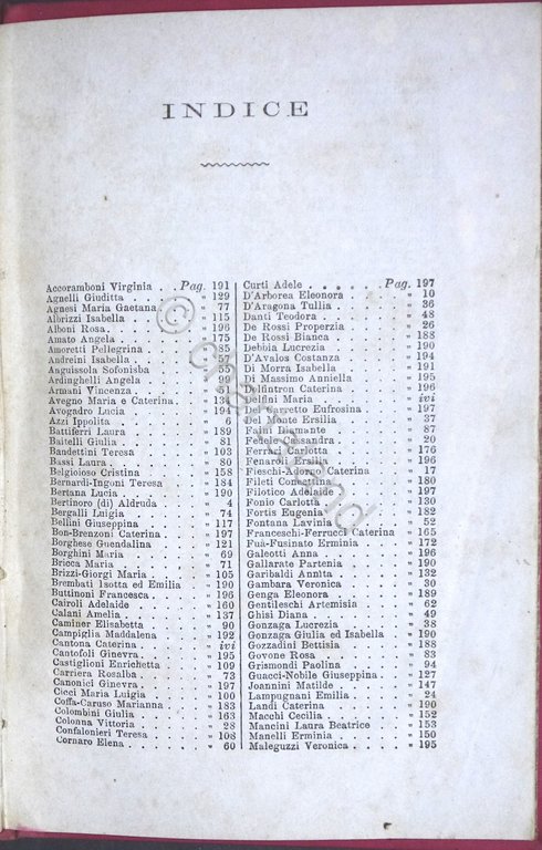 Donne illustri italiane proposte ad esempio alle giovinette da E. …