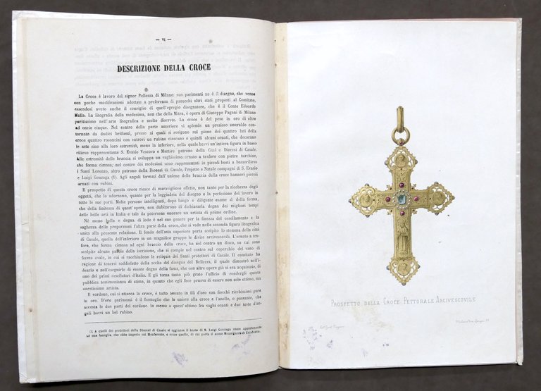 Dono diocesano dei casalesi a Mons. Luigi Nazari di Calabiana …