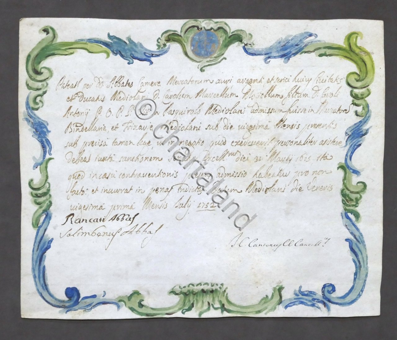 Ducato di Milano - Camera dei Mercanti - Licenza di … | Immagine principale