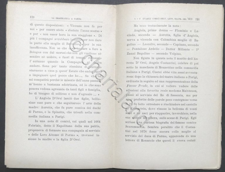E. Bocchia - La Drammatica a Parma 1400-1900 - ed. …
