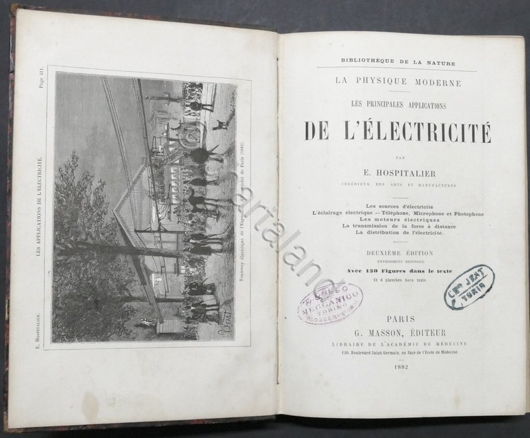 E. Hospitalier - Les principales applications de l'èlectricité - ed. …