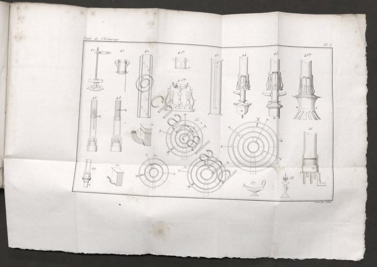 E. Peclet - Traité de l'éclairage - ed. 1827