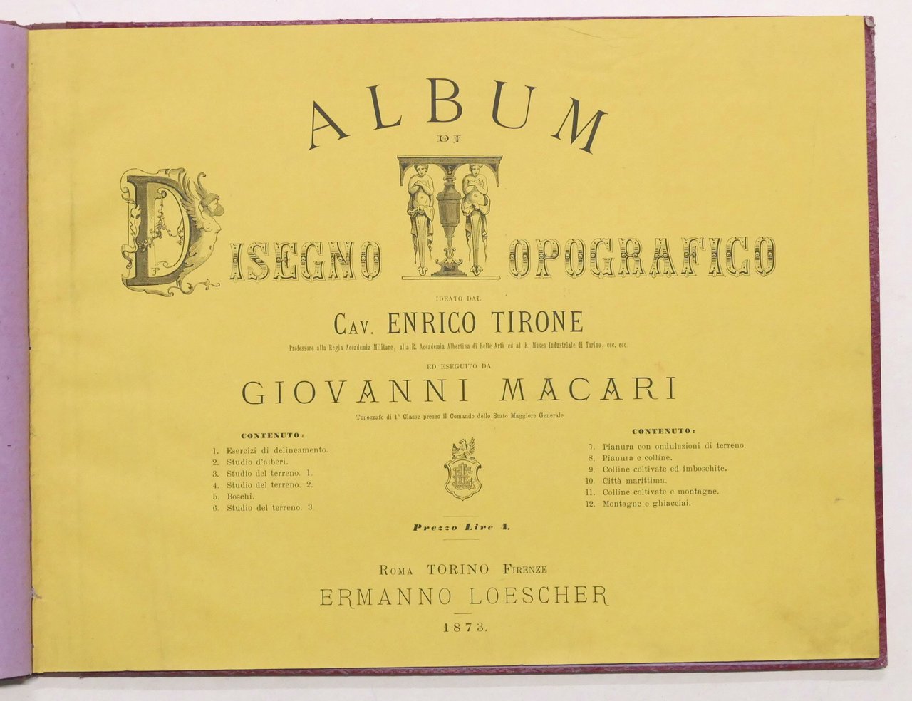 E. Tirone / G. Macari - Album di disegno topografico …