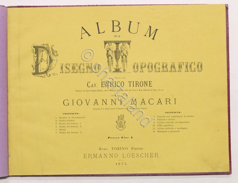 E. Tirone / G. Macari - Album di disegno topografico …