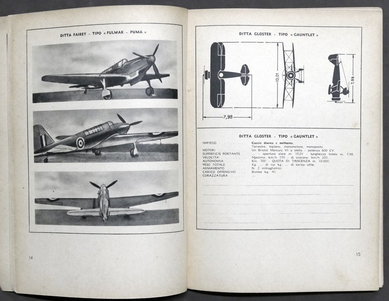 Ecco il nemico N. 14 - Velivoli inglesi da caccia …