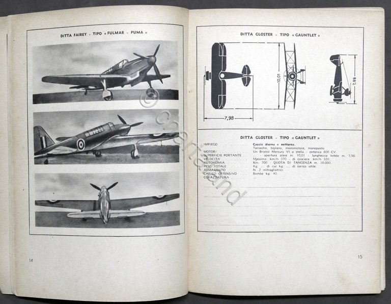 Ecco il nemico N. 14 - Velivoli inglesi da caccia …