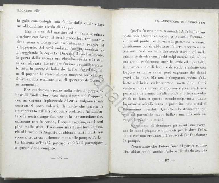 Edgardo Poe - Le avventure di Gordon Pym - ed. …