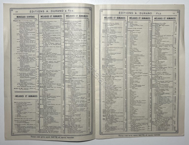 Editions A. Durand & Fils - Musique Vocale - Nouveautés … | Immagine Gallery 2