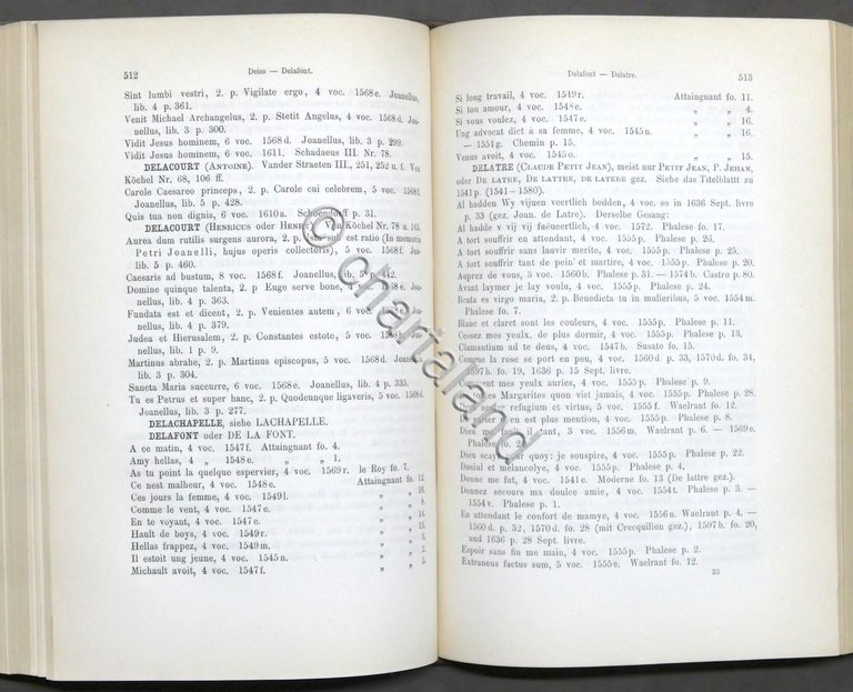 Eitner - Bibliographie der Musik-Sammelwerke des XVI und XVII Jahrhunderts …