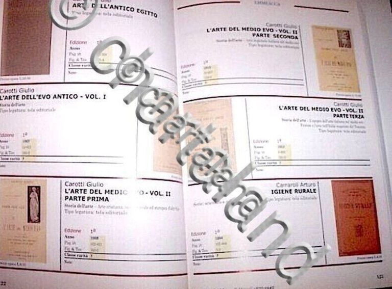EMMEACCA Guida Catalogo Manuali Hoepli 1875-1945 - 1^ ed. 2006