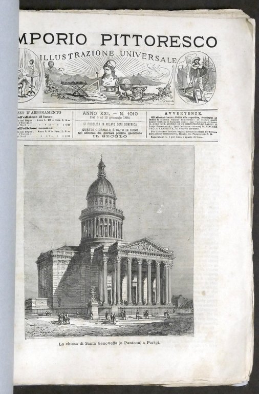 Emporio Pittoresco Illustrazione Universale - Raccolta 1° semestre 1884 | Immagine Gallery 2