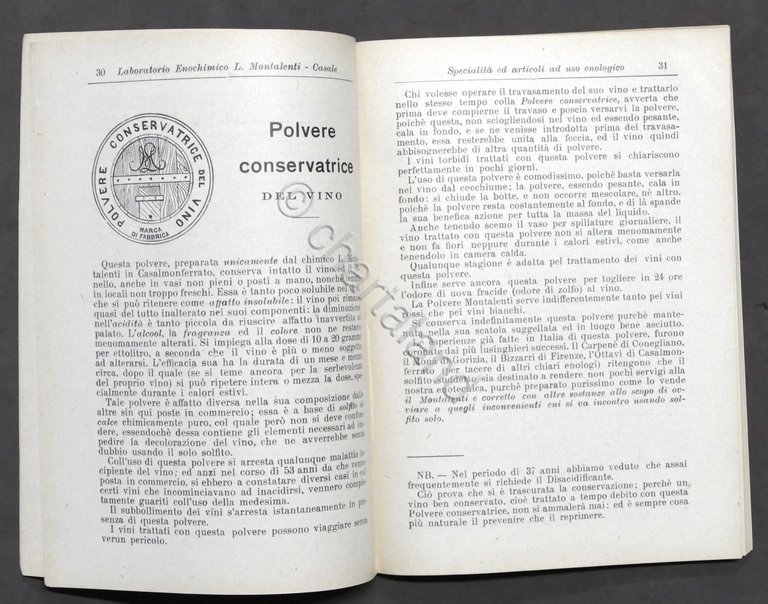 Enologia - Laboratorio Enochimico L. Montalenti - Casale - 1^ …