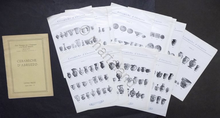 Ente Naz. Artigianato - Ceramiche d'Abruzzo: listino prezzi + tavole …