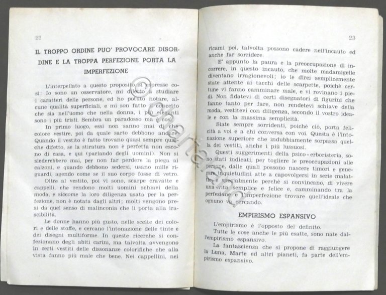 Erboristeria Empirica Medionovecento - Edizioni Rare Ferraris - Alessandria 1956