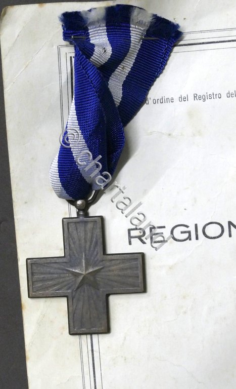 Esercito Italiano - Attestato e medaglia Croce al Merito di …