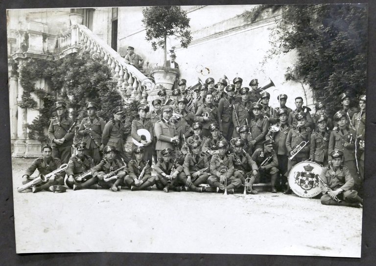 Esercito Italiano - Fotografia Banda Musicale di Tivoli - 1934