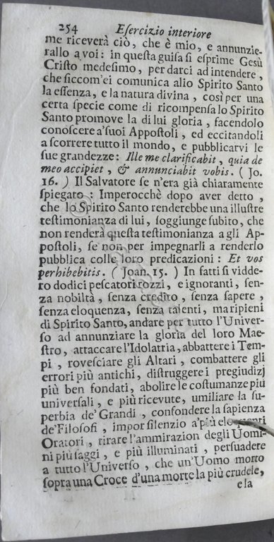 Esercizj interiori per onorare i misterj del Nostro Signor Gesù …