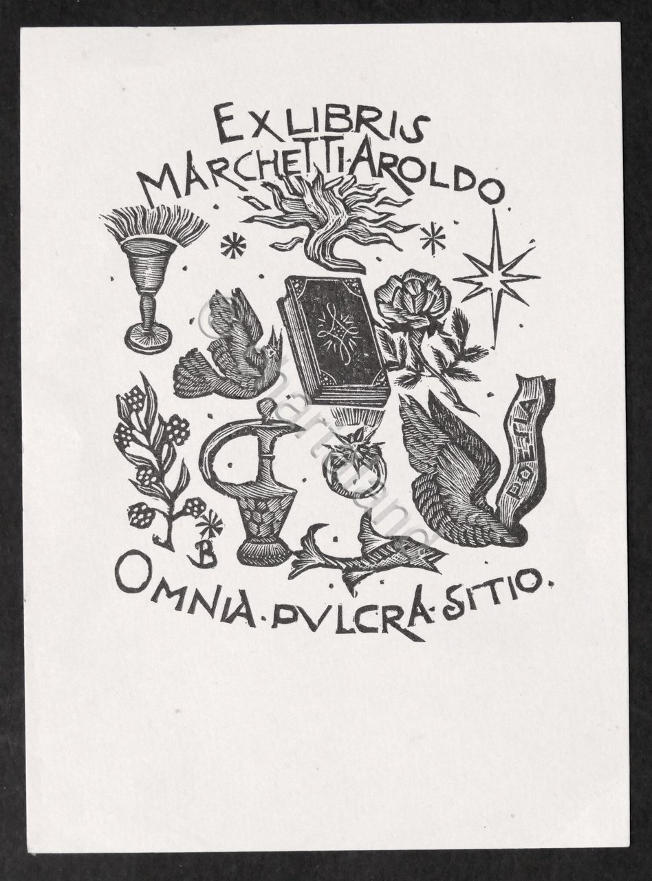 Ex Libris di Bruno da Osimo - Marchetti Aroldo