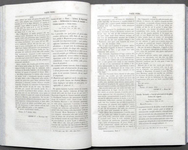 F. Bettini - Giurisprudenza degli Stati Sardi - Vol. 1 …